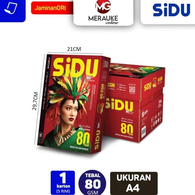 

TERBARU - Kertas HVS A4 80 gsm PER-KARTON (1 KARTON isi 5 RIM)
