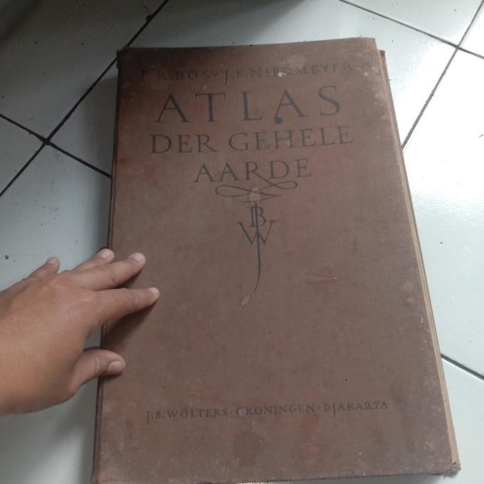 

ORIGINAL Atlas lawas BHS Belanda, Groningen Jakarta 1951 DISKON