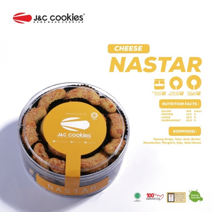 Kue Kering Jnc Cookies/Kue Kering Best Seller Bandung/Nastar Keju