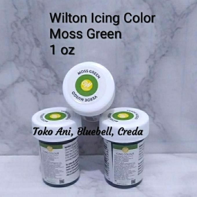 

TERBARU WILTON ICING COLOR MOSS GREEN , 1 OZ !!!!!