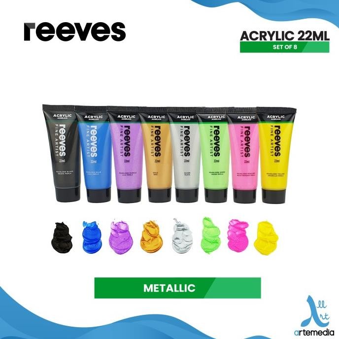 

Cat Akrilik Reeves Fine Artists Acrylic Paint Color Set 22ml GVS