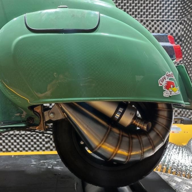 knalpot racing vespa pts special darling smallframe VASPRO SF Aji VAS