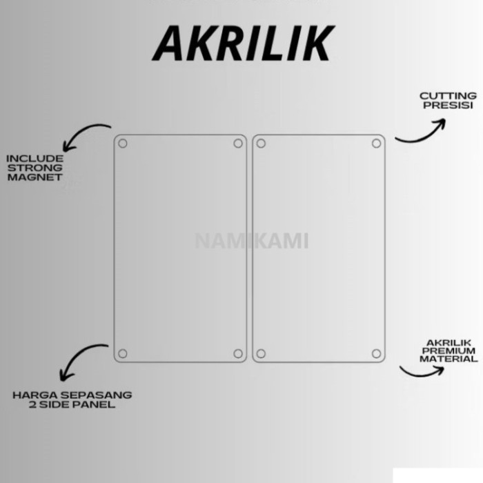 Terlaris PANEL AKRILIK TRANSPARAN R233 R234 SALE