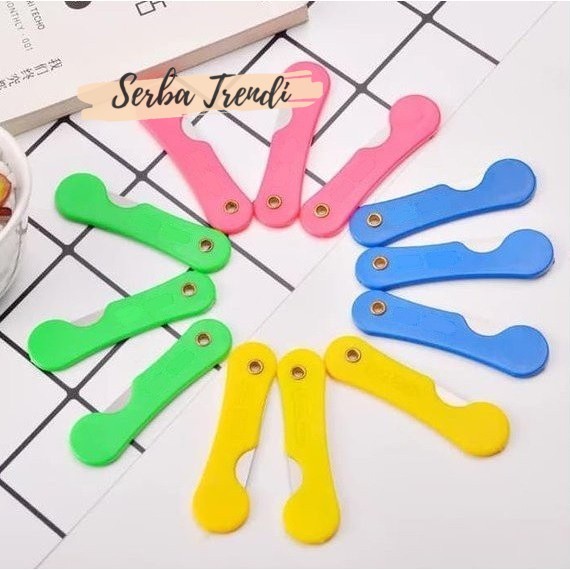Pisau Cutter Lipat Mini Tajam
