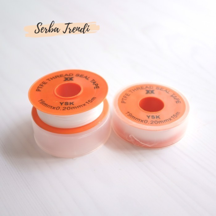 Seal tape Jumbo  19mm Isolasi kran air selotip pipa keran air solasi