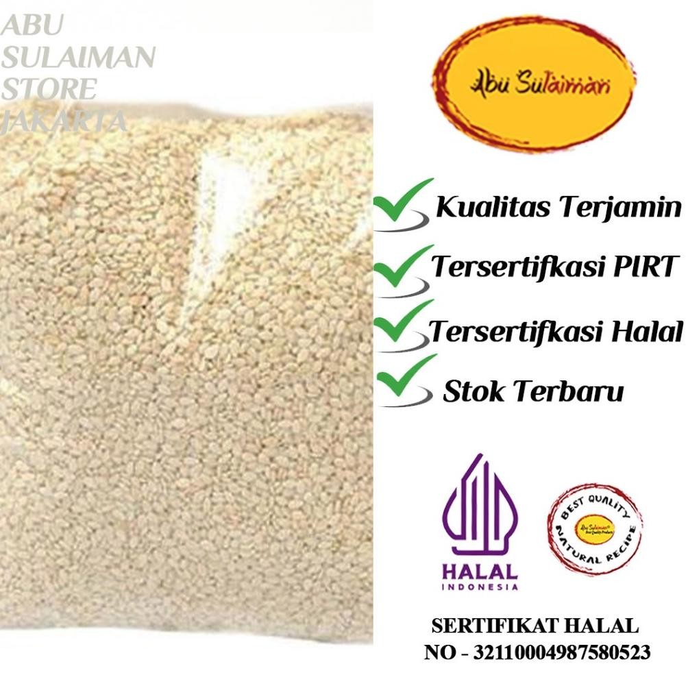 

Kk - WIJEN PUTIH 1 KG / PREMIUM WHITE SESAME 1 KG / BIJI WIJEN PUTIH 1 KG ABU SULAIMAN STORE JAKARTA