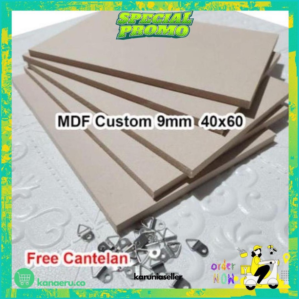 

Papan Mdf 8/9Mm 40X60 Free Cantelan Sale