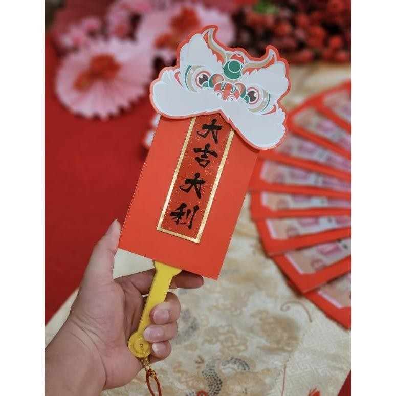 

GHT Angpao Imlek Premium Kipas Emas 2024 limited / Angpau imlek 2024 Tahun Baru