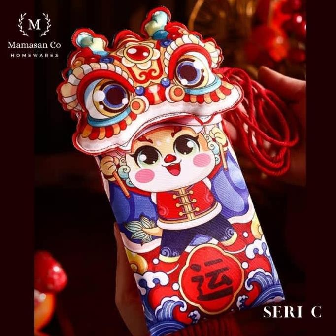 

GHT CNY 2024 Fabric red envelope | Kain Amplop angpao imlek
