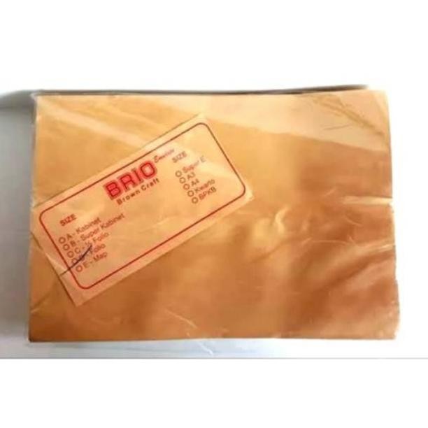 

GHT AMPLOP COKLAT BRIO ( FOLIO, BPKB , SUPER E, A4, A3 )