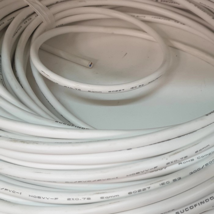 BOOM SALE Kabel Listrik Serabut NYMHY / NYYHY 2x0,75 Ewindo Sucofindo (Meteran)