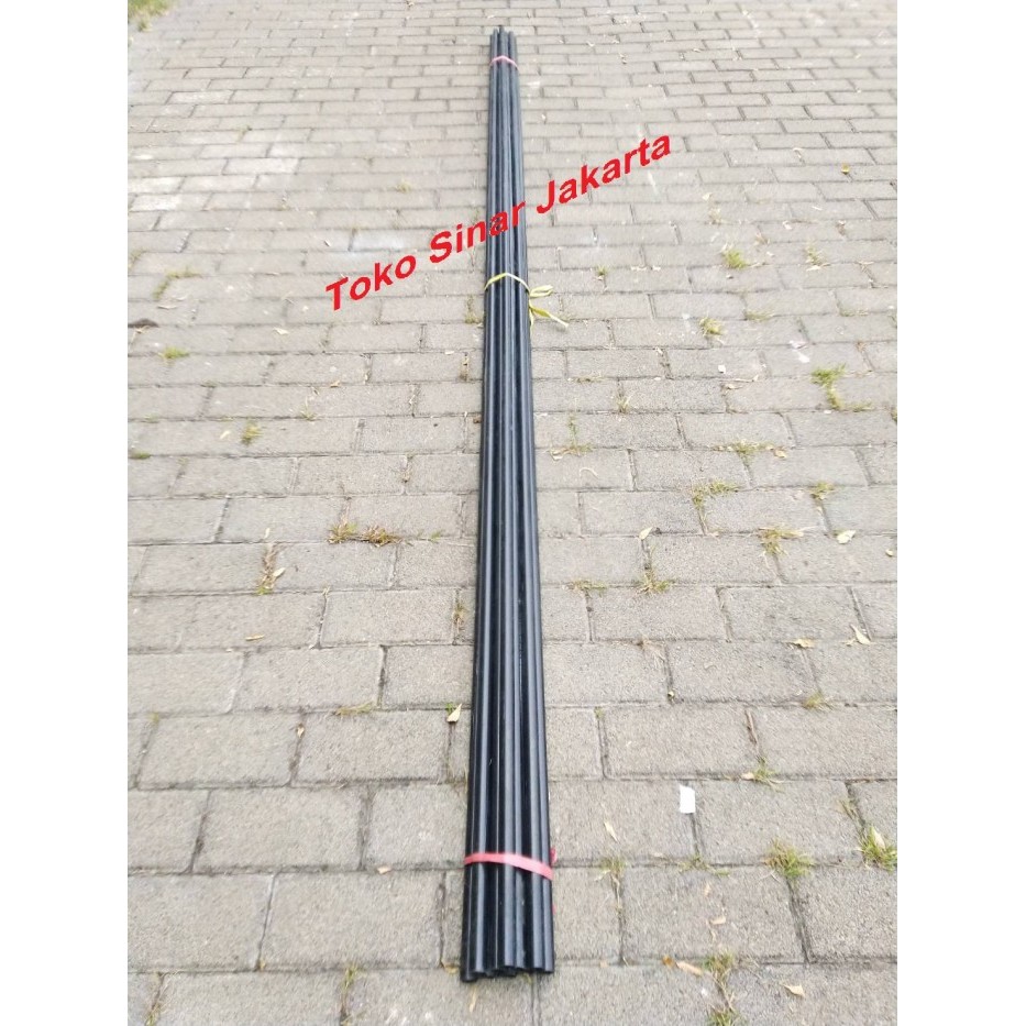 PROMO SPECIAL Pipa Conduit Konduit Pipa Kabel Listrik 20 mm PANJANG 95 CM HITAM BOSS