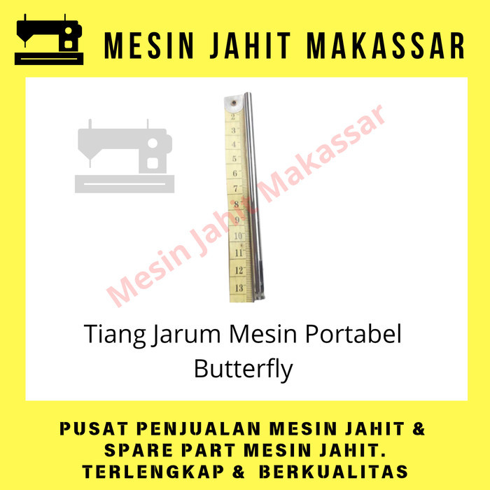 

$+$+$+$+] Original Butterfly Tiang Jarum Mesin Portabel Butterfly Kualitas Original