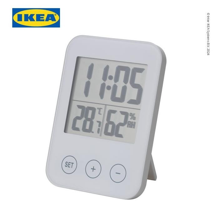 

IKEA SLTTIS Jam Meja Dengan Hygrometer / Termometer B77S