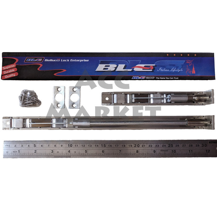 Grendel Tanam Set Kunci Pintu Rumah Double Flush Bolt Selot Gerber