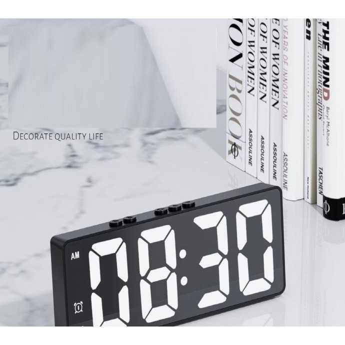 

JAM MEJA LED DIGITAL PREMIUM ALARM DESKTOP CLOCK USB BATERAI B77S