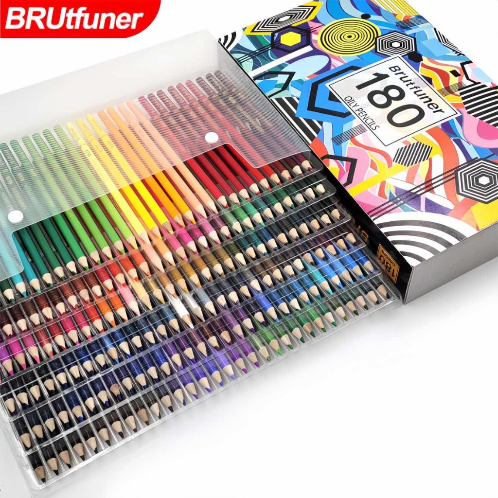 

Setelan Pensil Warna Minyak Profesional Brutfuner 48/72/120/180 Warna Perlengkapan Seni Lukis Sketsa |HwRkd0yE|