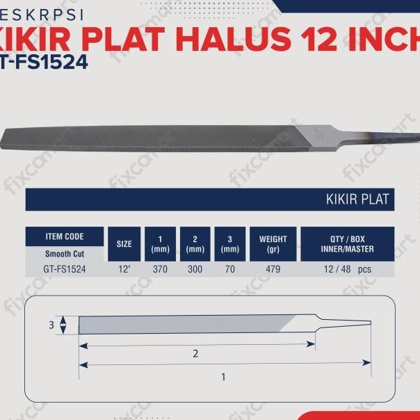 Iir Flat 12 Inch Teiro Flat File 12