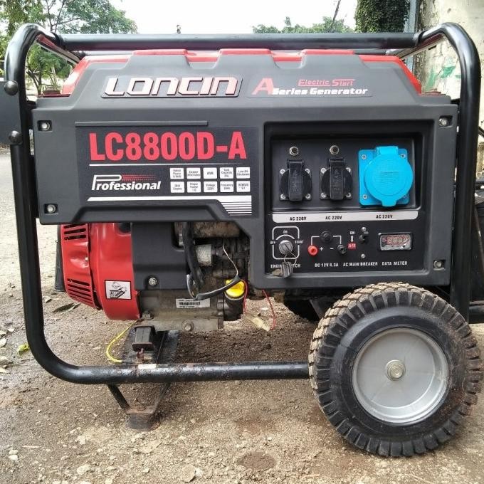 Loncin Genset Lc8800D-A Siap Pakai Lompang Serang