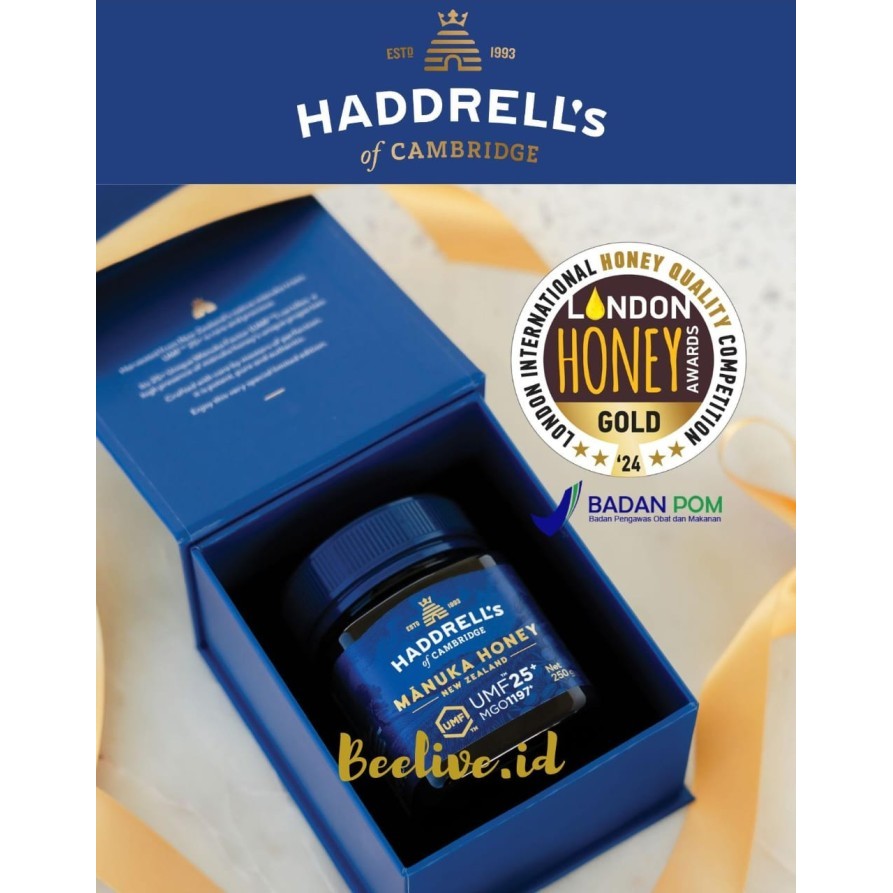 

Terlaris Madu haddrells Manuka Honey UMF 25+ 250 gr SALE