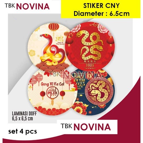 

STIKER SEGEL IMLEK / STIKER CHINESE NEW YEAR / STIKER SEGEL STOPLES