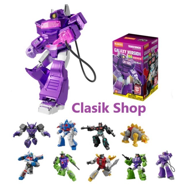 TERBARU Transformers Blokees Galaxy Version 04 Nemesis Prime Ultra Magnus ShockWave Secret Tarn BISA