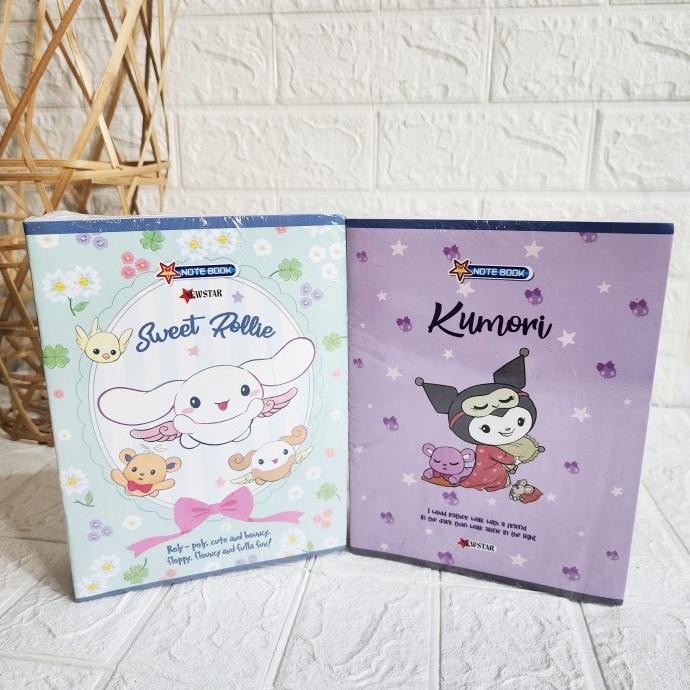 

BUKU TULIS SEKOLAH EDISI SANRIO NEWSTAR 38 DAN 58 LEMBAR KARAKTER LUCU KUROMI CINNAMOROL ISI 10PCS SWAR