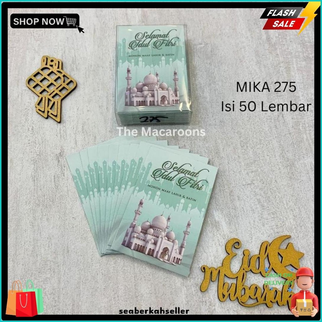 

Amplop Lebaran 2024 Hari Raya Idul Fitri - Angpao Thr 50 Lembar Eid Mubarak Multifungsi Ampau Murah Ready (6.6)