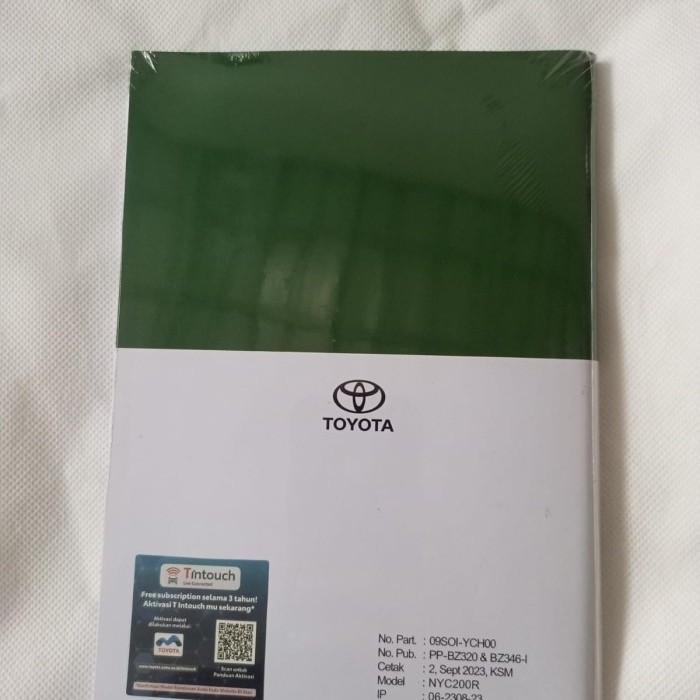 Buku Manual Pedoman Owner Book Manual New Yaris Cross Original Toyota Bebas Ongkir