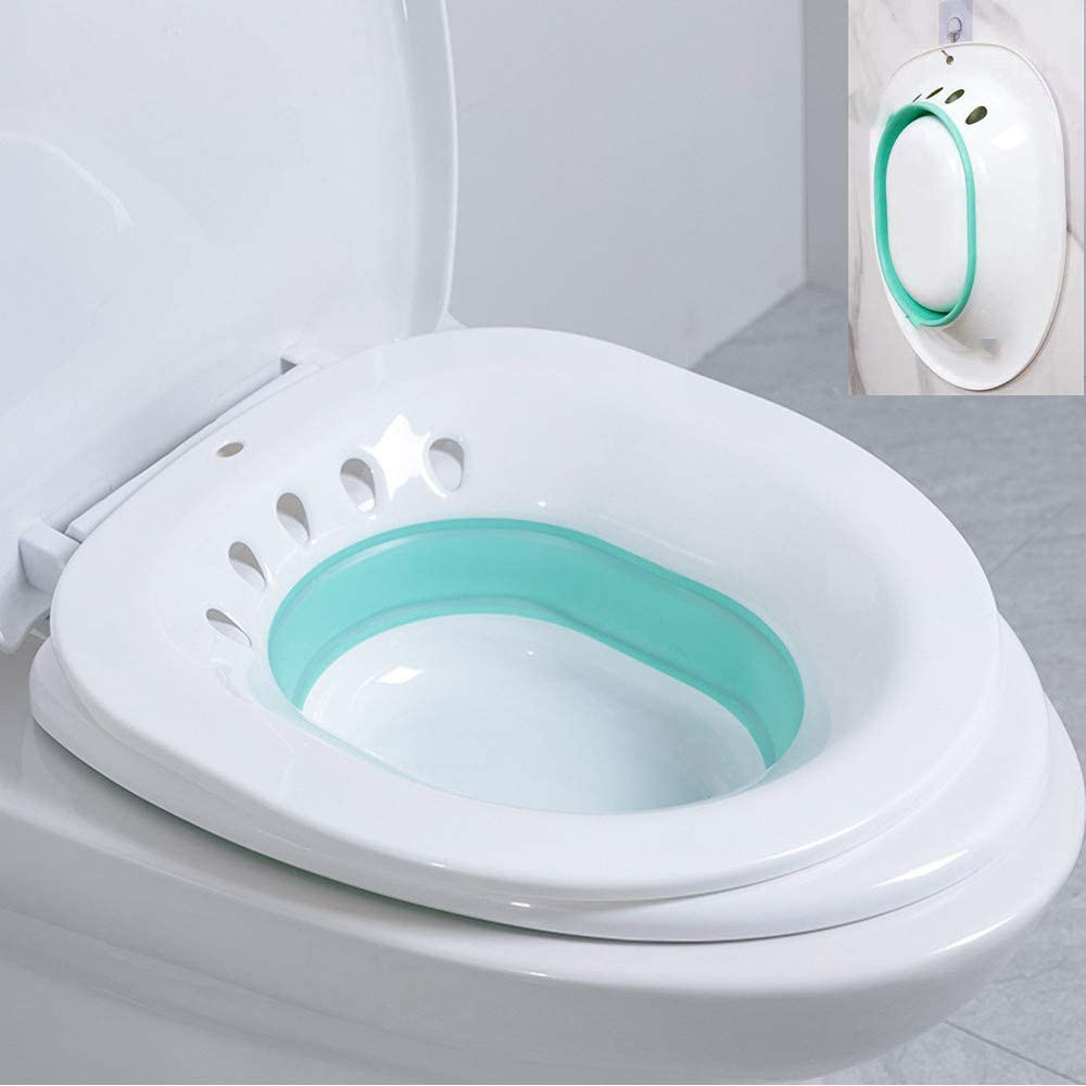 

- H&W Sitz Bath Baskom Kloset Perawatan Wasir Perineum Foldable - XSSG -