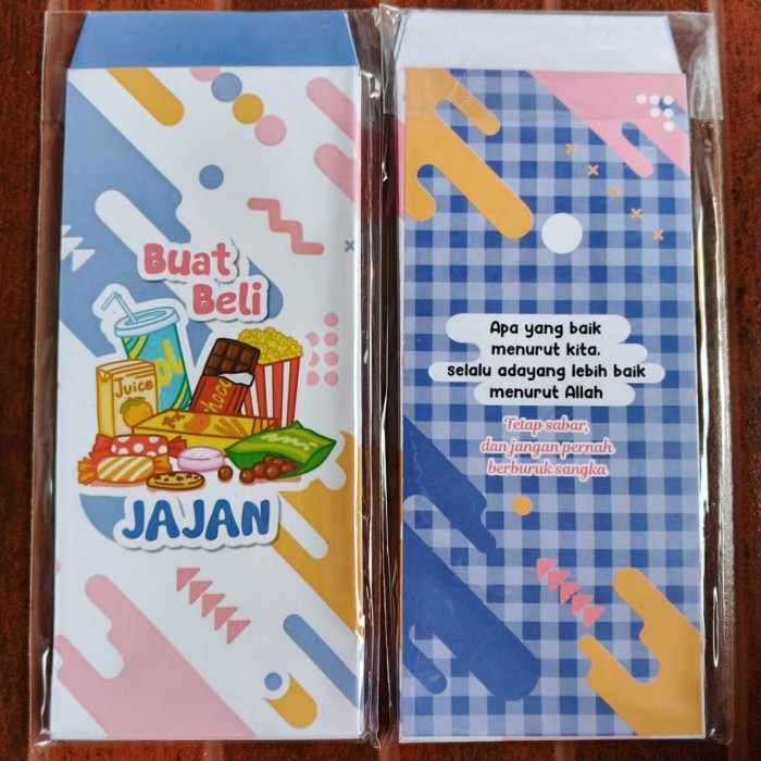 

Sensasi Baru Amplop Lebaran Thr Panjang Karakter Snack Unik Lucu Tebal 120 Gsm Klf
