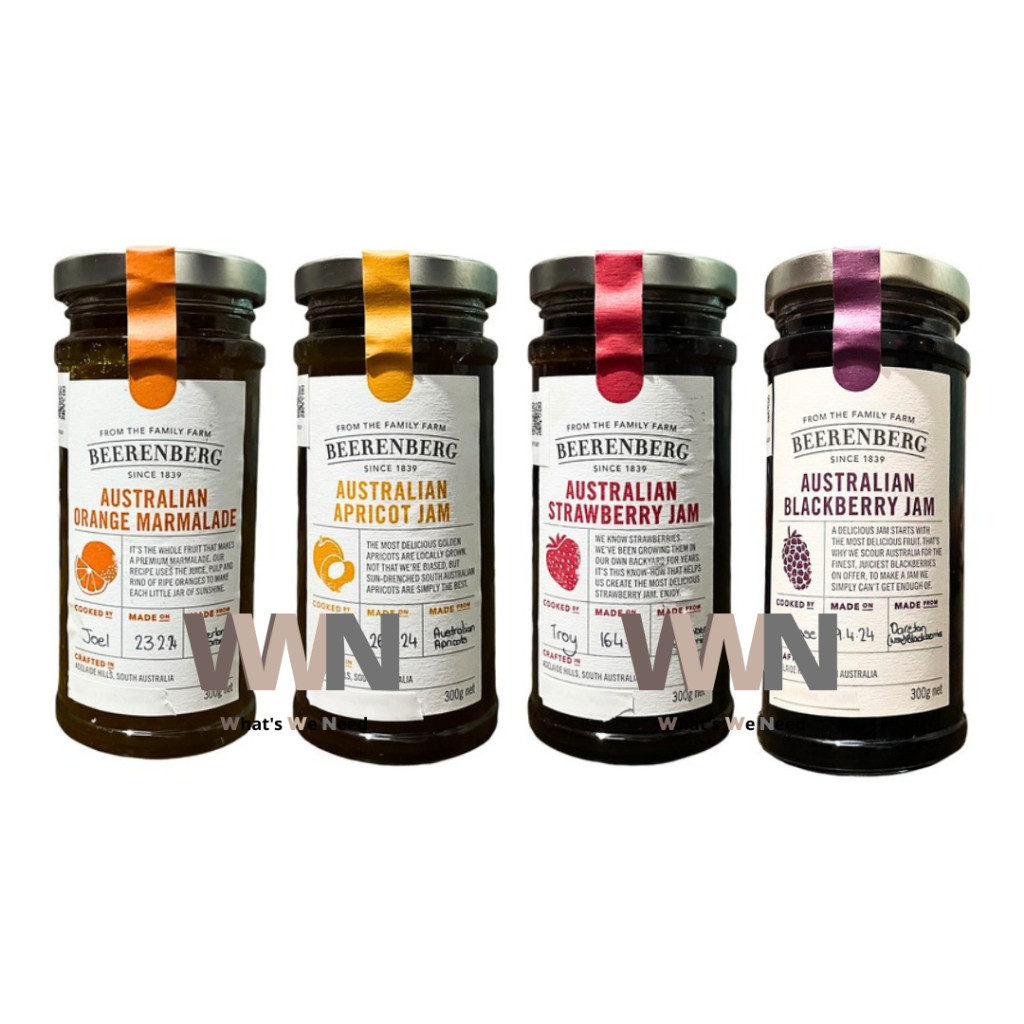 

Beerenberg Elai Trawberry Apricot Orange Marmalade Blueberry Blaberry Jam 300 Gr Autralian