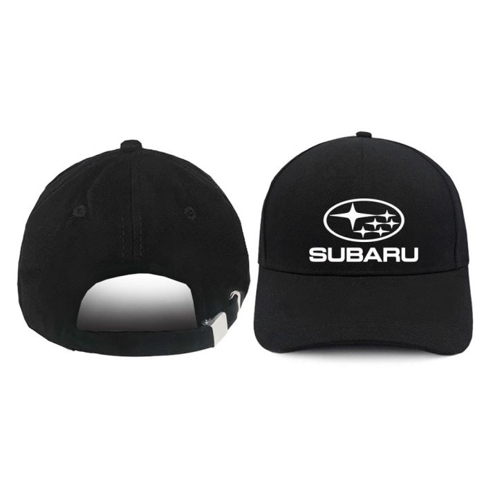 Laris topi baseball caps pria premium sport subaru - Putih