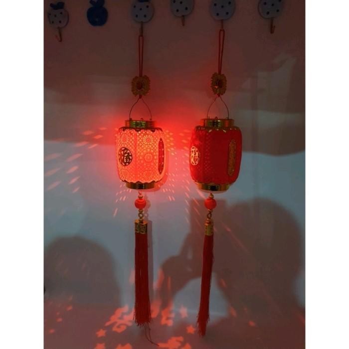 Gantungan Lampion Imlek 2023 Hiasan Imlek Gantungan Lampion Merah Fuk