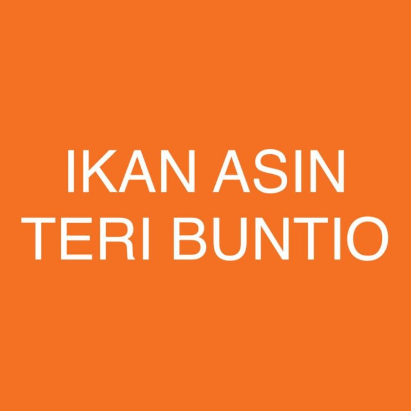 

Ikan Asin Teri Buntio Teri Kacang VIP Asli Kualitas Premium 250 gram
