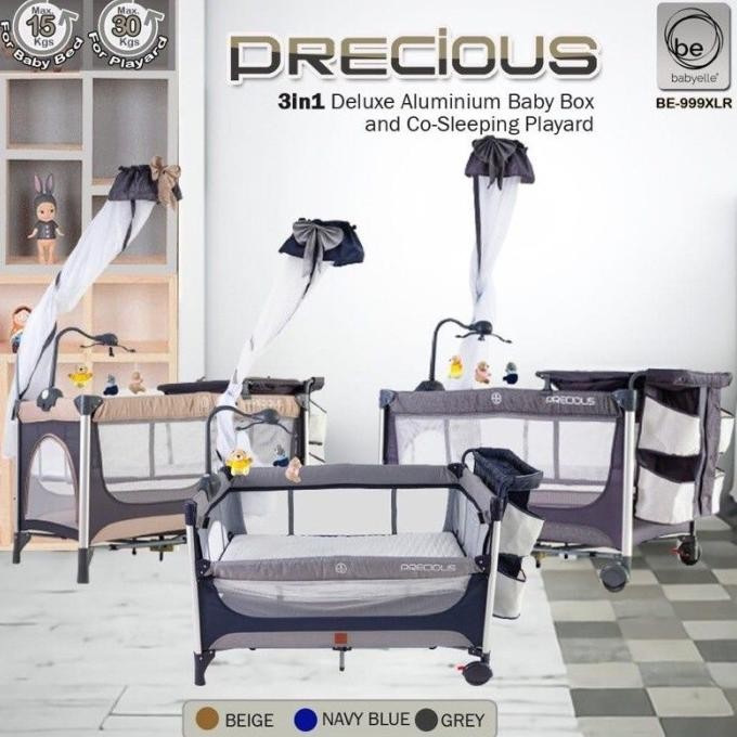 Baby Box Babyelle Precious BE-999XLR 3in1 Deluxe Baby Box Ranjang Bayi