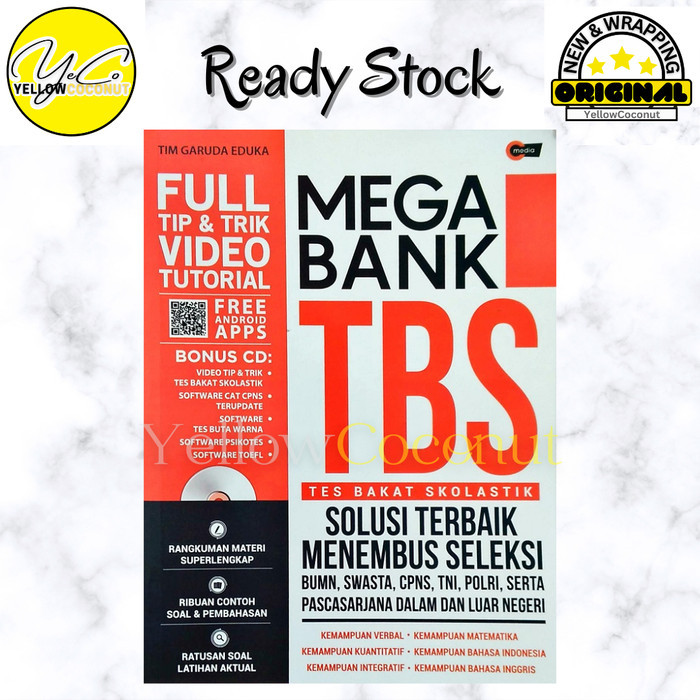 

Buku Mega Bank Tbs (Tes Bakat Skolastik) - Tim Garuda Eduka