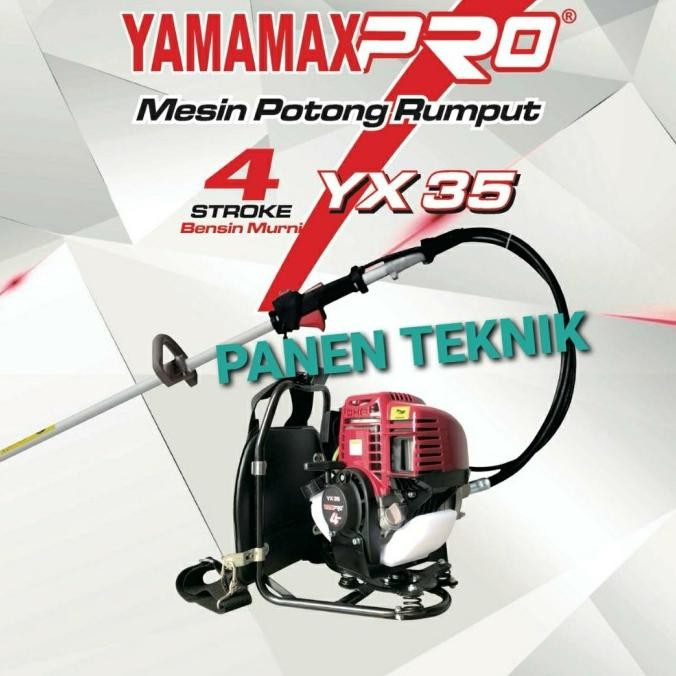 MESIN POTONG RUMPUT GENDONG YAMAMAX PRO 4 TAK MIRIP HONDA