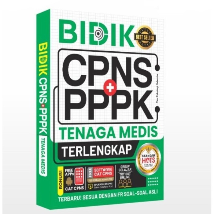 

Original..!! Buku Bidik Cpns + Pppk Tenaga Medis 2021 - 2022