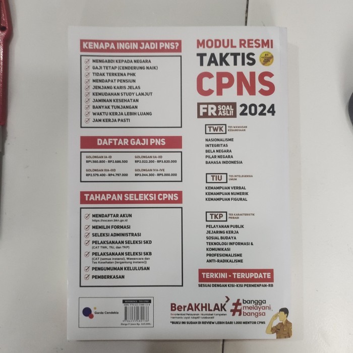 

Cuci Gudang..!! Buku Modul Resmi Taktis Cpns 2023 Fr Soal Asli Terkini - Terupdate