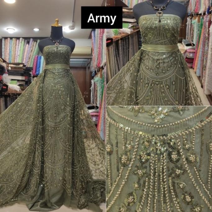 ```````] Kain Tile Ziad Nakad Sequin Dress Sapto Payet Army
