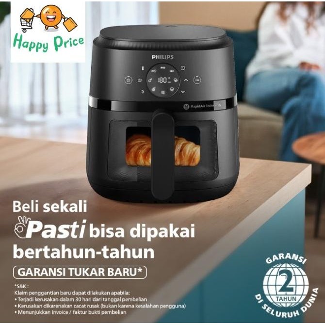 PHILIPS Air Fryer Digital 4.2L Philips Digital 2000 Series 4.2L Air Fryer NA221/00 [terbaik]
