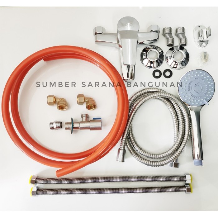 NEW Paket 1 Lengkap Aksesoris Water Heater Listrik Dalam Tembok Ariston