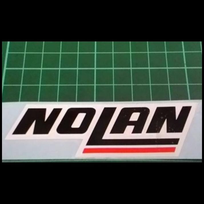 

DISKON CUTTING STICKER NOLAN 7X2CM HITAM MERAH LIST PUTIH !!