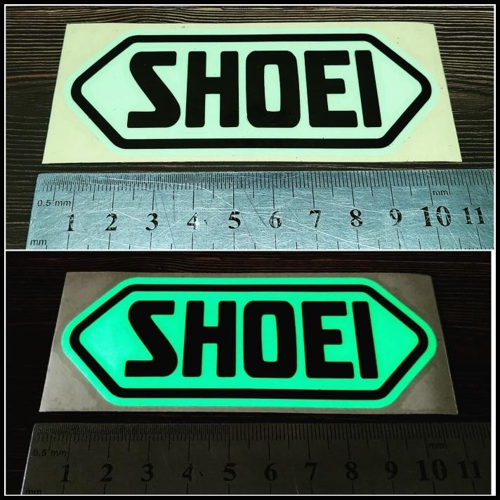 

GRATIS ONGKIR CUTTING STICKER FOSFOR / GLOW IN THE DARK SHOEI 10X4CM !!!