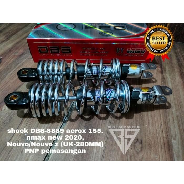 SHOCK DBS 280MM AEROX 155 NMAX NEW 2020 SHOCK BELAKANG DBS DOWN SIZE Import Premium