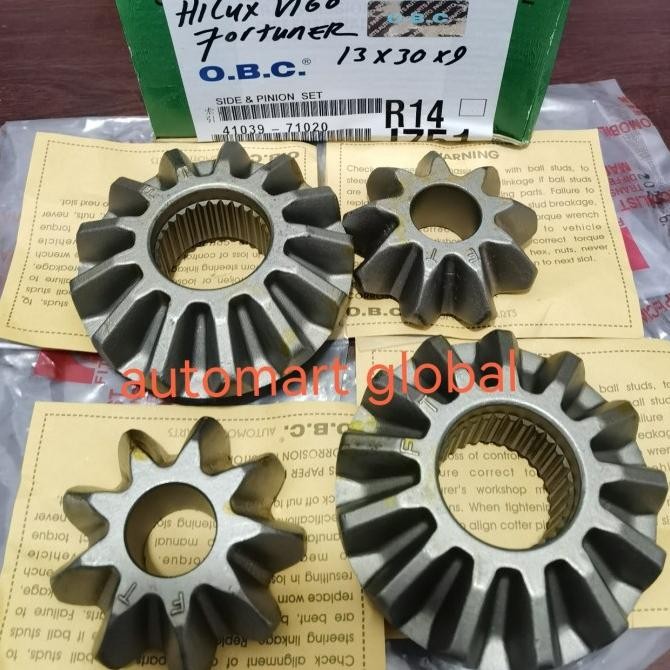 GIGI GARDAN DEPAN HILUX DOBLE CABIN SET 4PC 41039-71020 71010 ORIGINAL