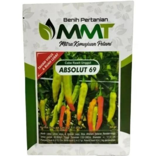 Absolut 69 10Gr Benih Cabe Rawit Absolut 69 10 Gram - Bibit Cabai