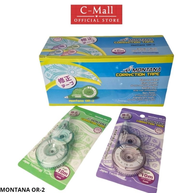 

KING ATK Correction Tape Corrtape Tipe-x kertas pita koreksi Montana 12 m OR 2