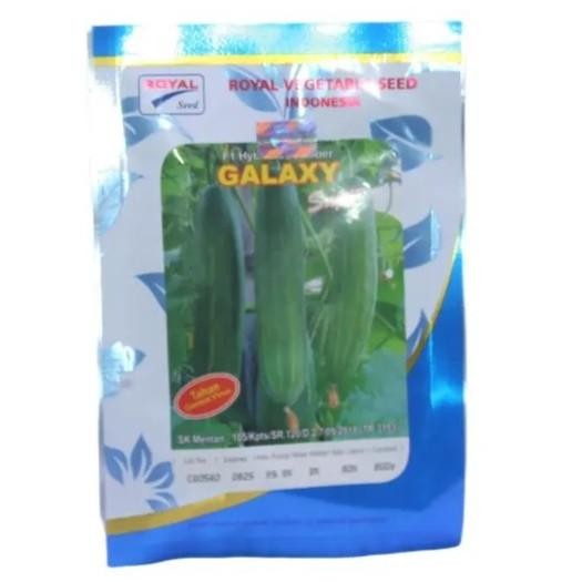 Galaxy Timun 20 Ml Benih Bibit Timun GALAXY 800 Butir Bnetuk Buah Panjang Produk Original Pabrik